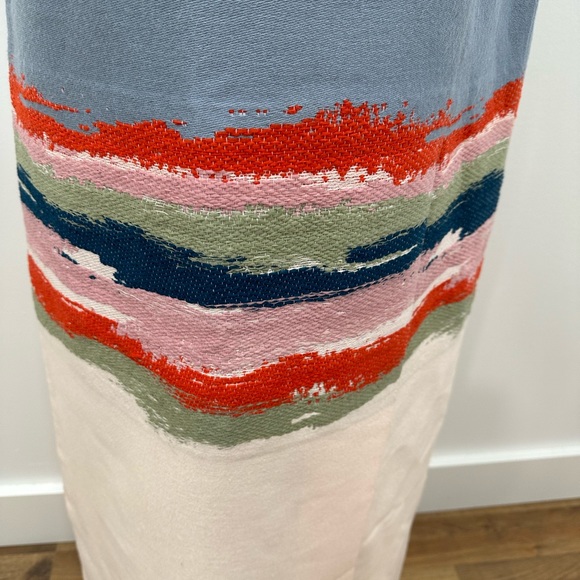 Rare Tory Burch Painterly Jacquard Strapless Gown Dress - Picture 9 of 12